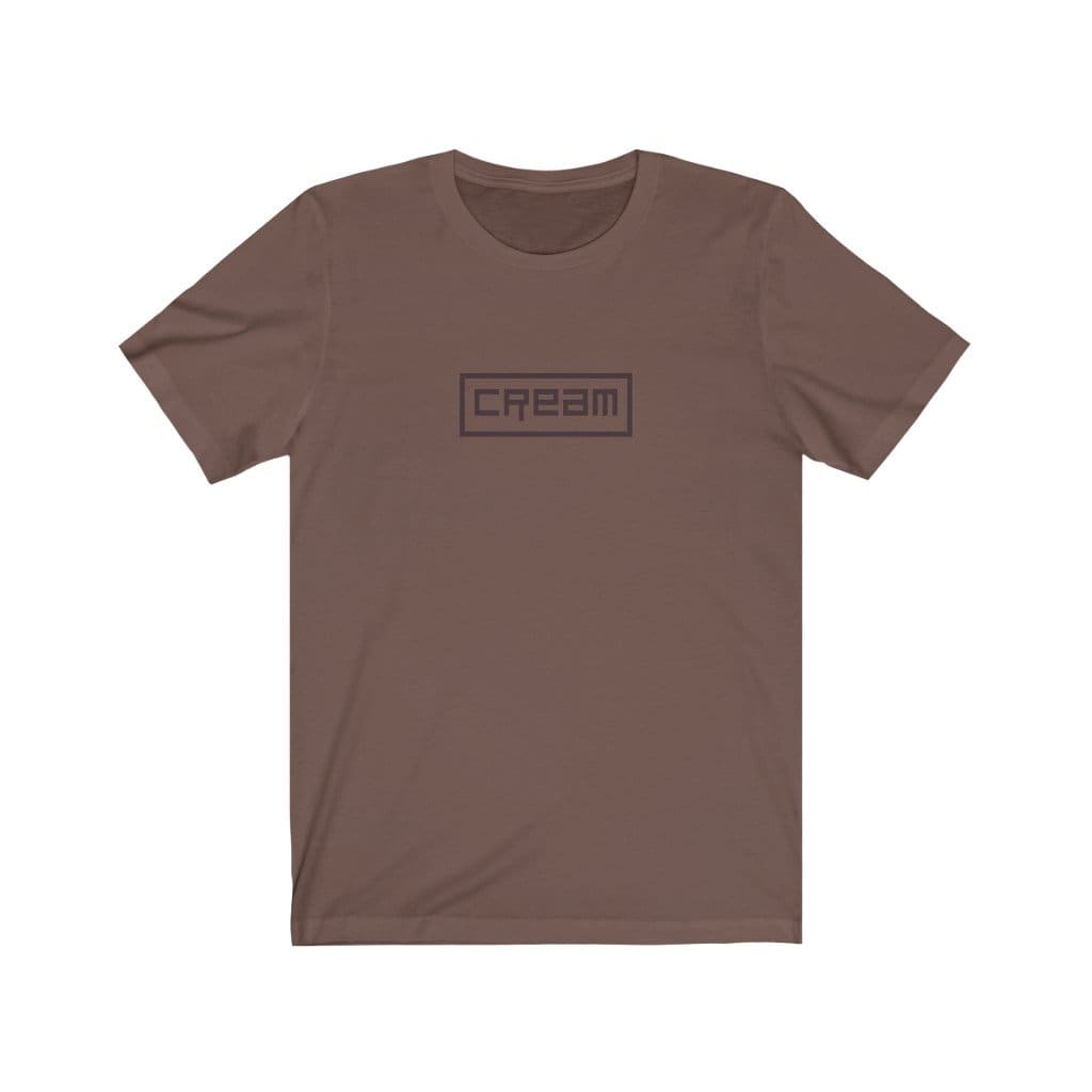 Cream Tee - Brown / XS - T-Shirt - 4