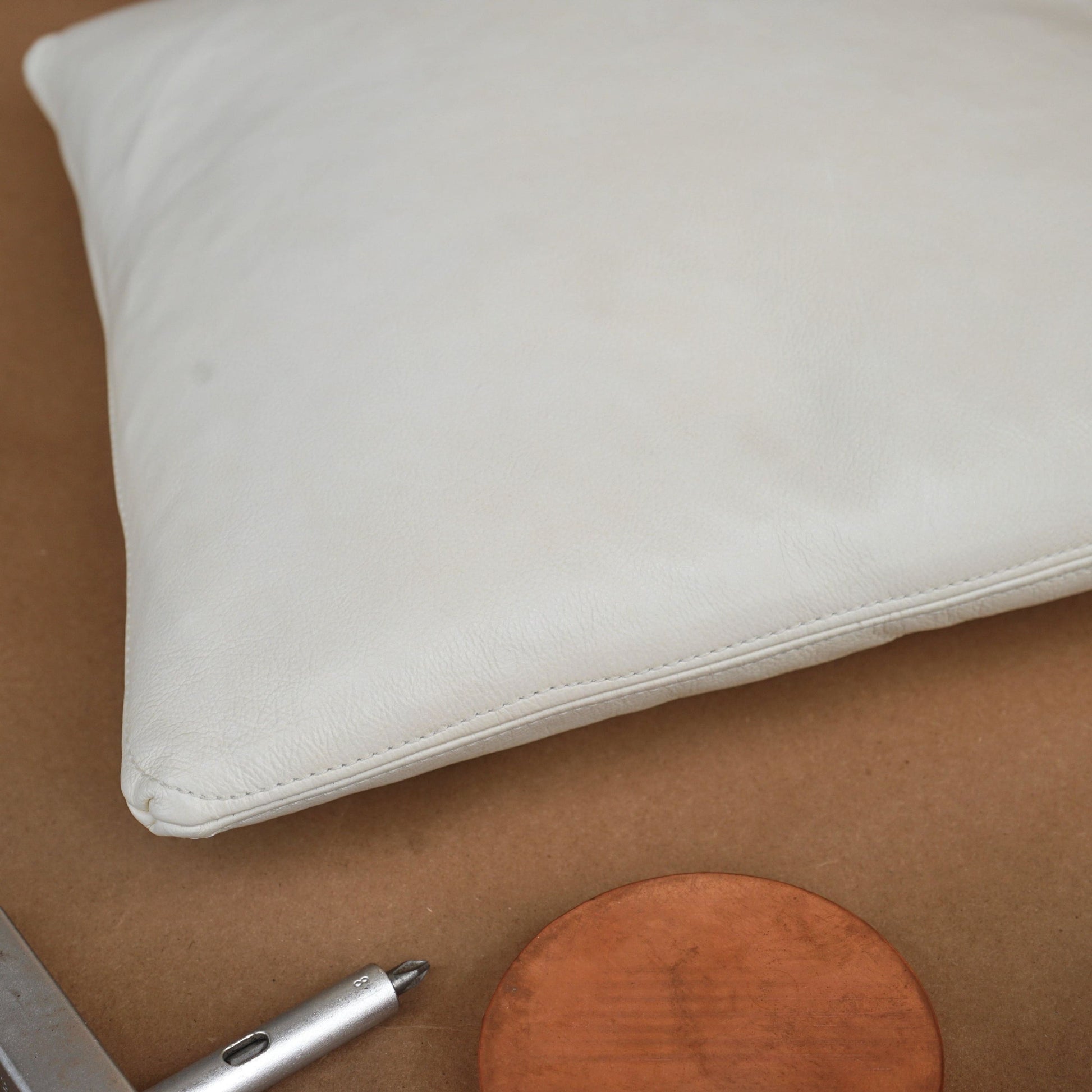 Pillow Cream - Leather - 1