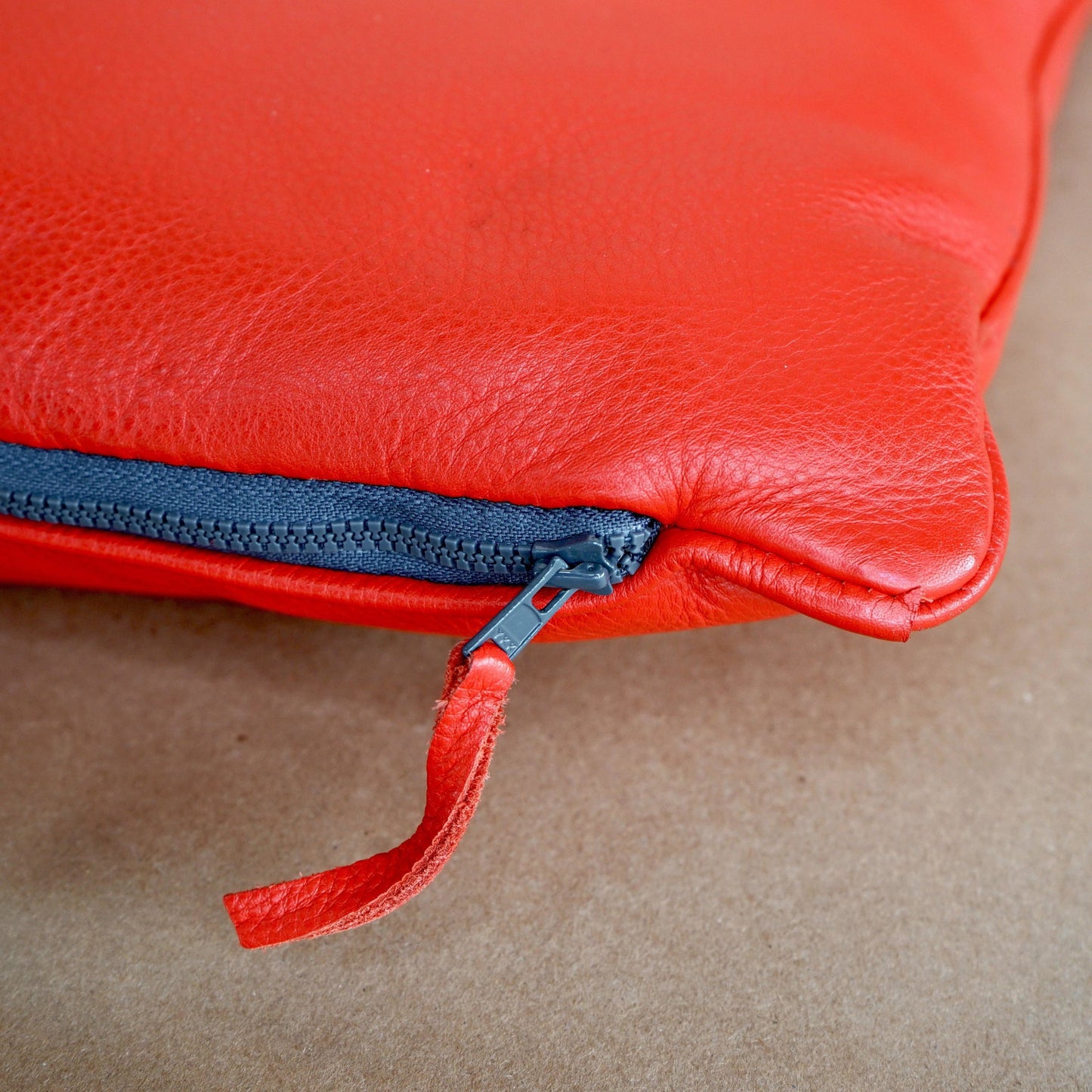 Pillow Red - Leather - 4